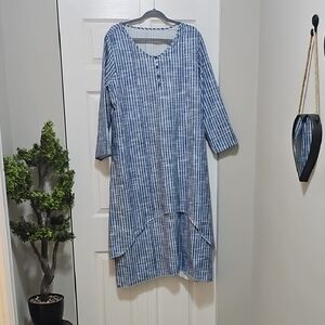 Women's Casual Double Layered Maxi Dress